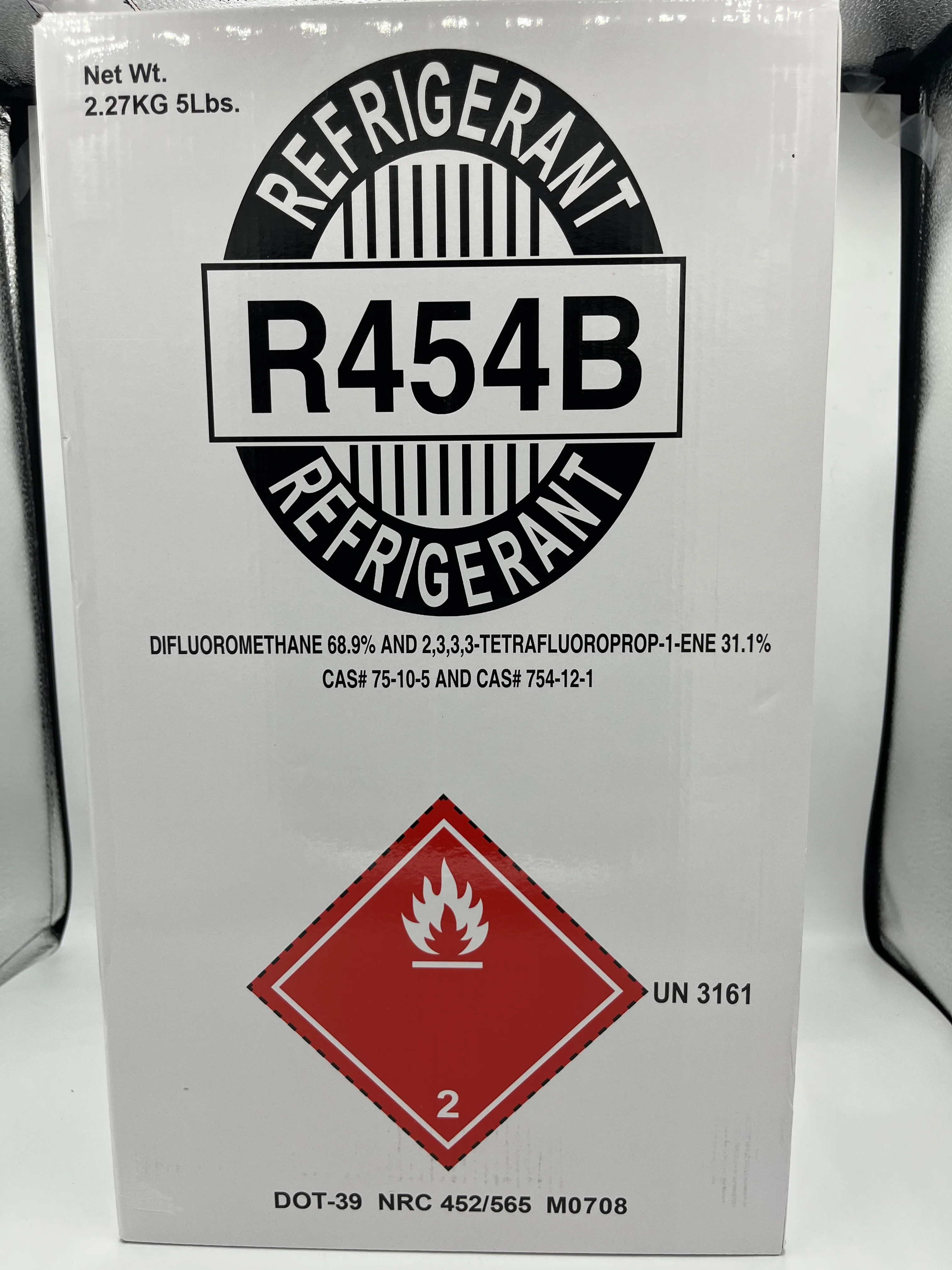R454B refrigerant packaging